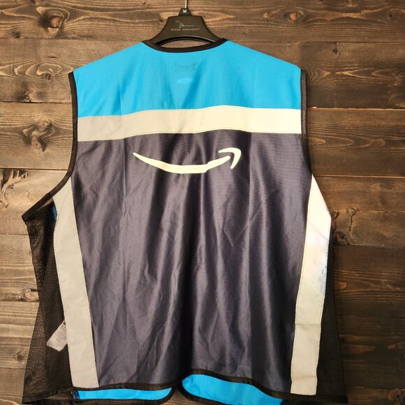 Amazon Employee High Visibility Reflective Work Vest Size 2XL 3XL - Picture 3 of 7